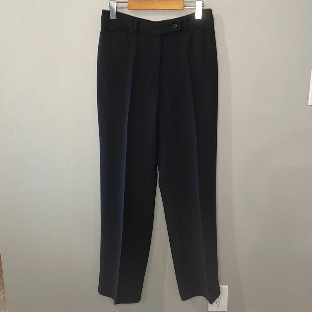 BCBG Max Azria Women's Black Flowy Trouser Size 6